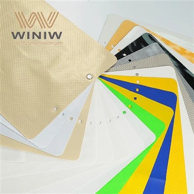 0.8mm Tsis muaj DMFa PU Vegan Fabric Fuax Tawv Rau Ncaws Pob Ua