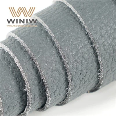 Qib Siab PU Microfiber Fabric Synthetic Auto Sab Hauv Tawv
